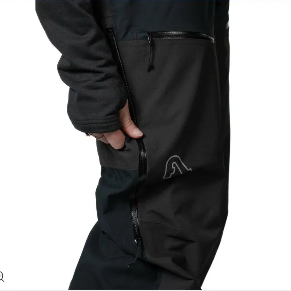 Flylow Moxie Bib Pant Women's M, Black - Picture 4 of 5